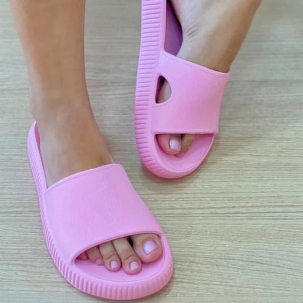 Chinelo Slide Nuvem Antiderrapante Evita Suor Feminino