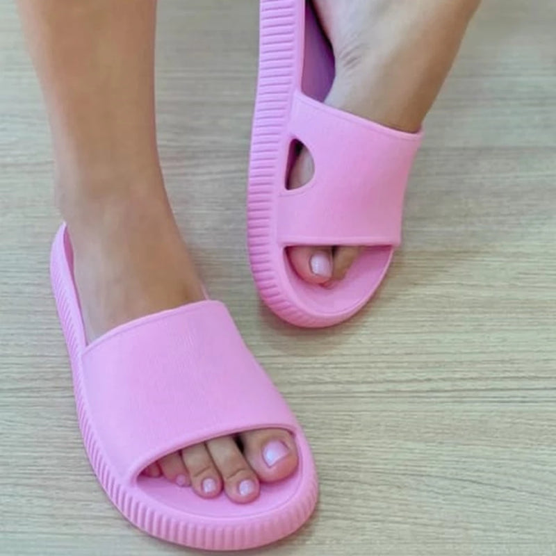 Chinelo Slide Nuvem Antiderrapante Evita Suor Feminino